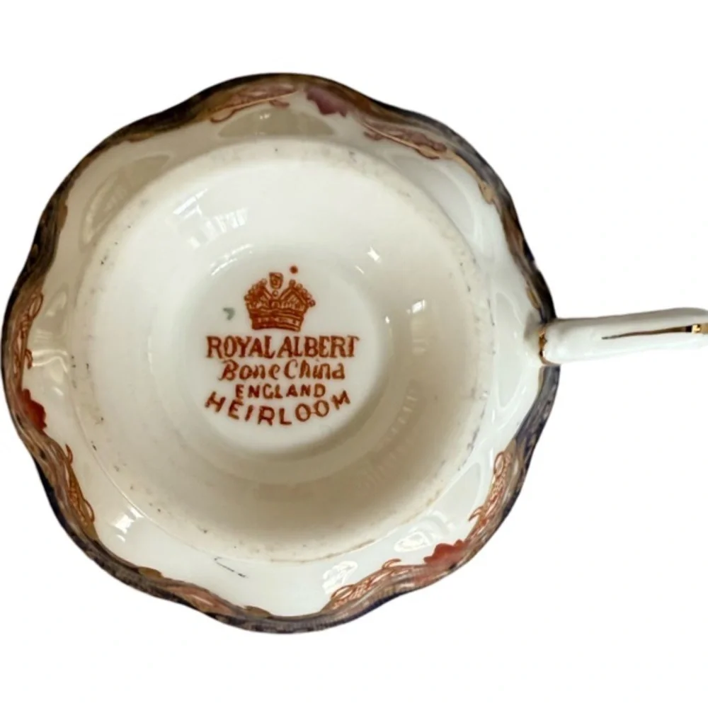 Vintage Royal Albert Bone China “Hierloom” Pattern 3-Piece Set